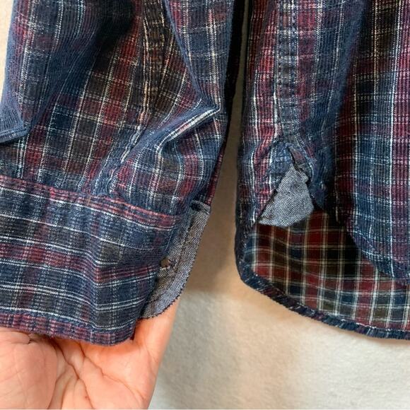 Boston Trader Mens Plaid Corduroy Button Shirt Sz XL Heritage Long Sleeve Preppy - Picture 4 of 9